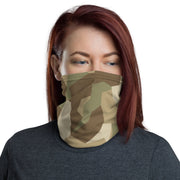 Nordic Leaf Pile Desert CAMO Neck Gaiter - Head