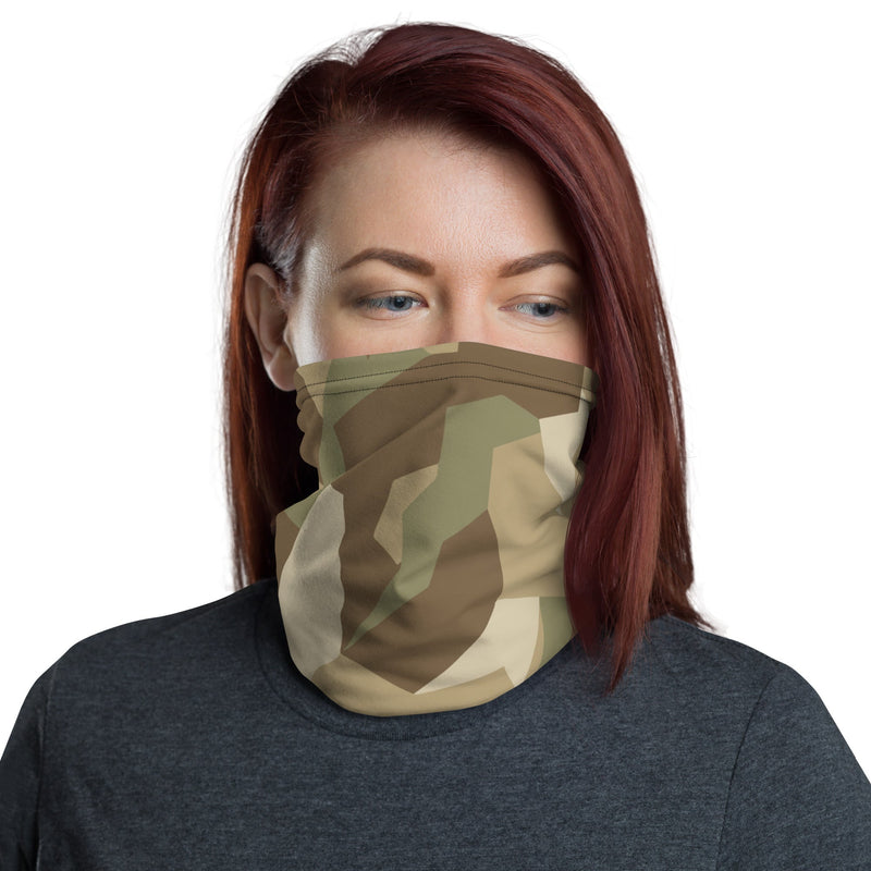 Nordic Leaf Pile Desert CAMO Neck Gaiter - Head