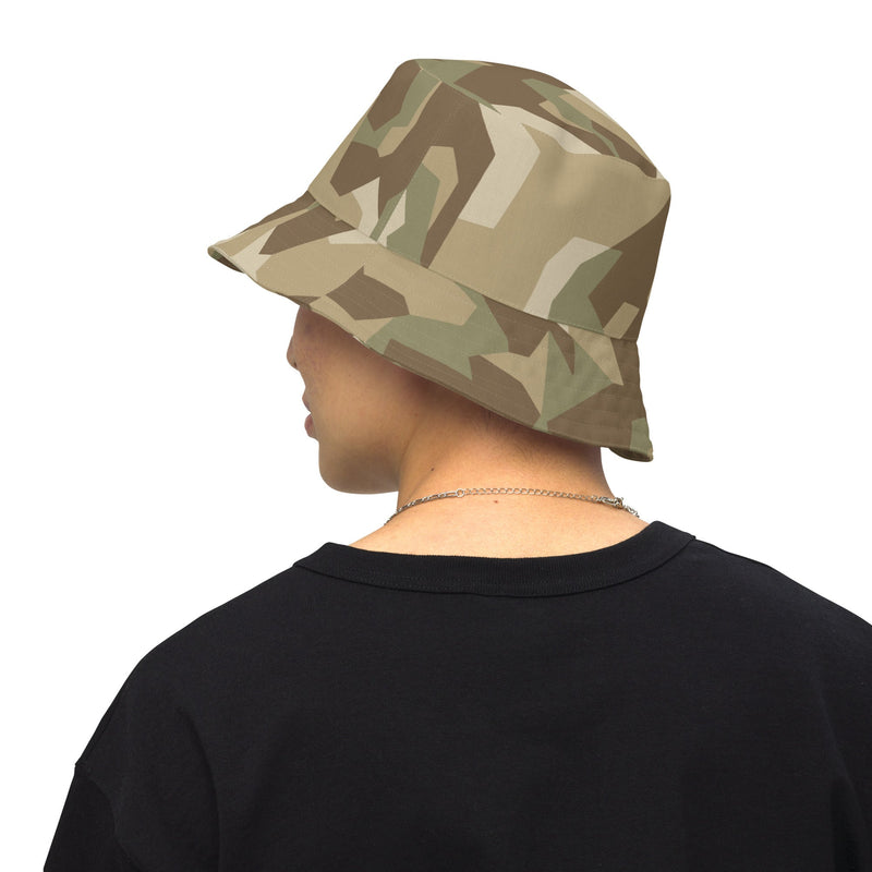 Nordic Leaf Pile Desert CAMO Reversible Bucket Hat - S/M - Head