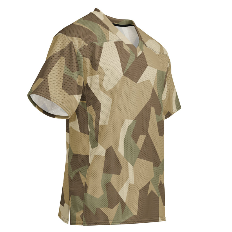 Nordic Leaf Pile Desert CAMO Unisex American Football Jersey