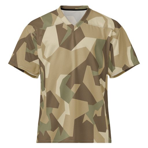 Nordic Leaf Pile Desert CAMO Unisex American Football Jersey