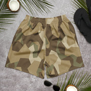 Nordic Leaf Pile Desert CAMO Unisex Athletic Long Shorts