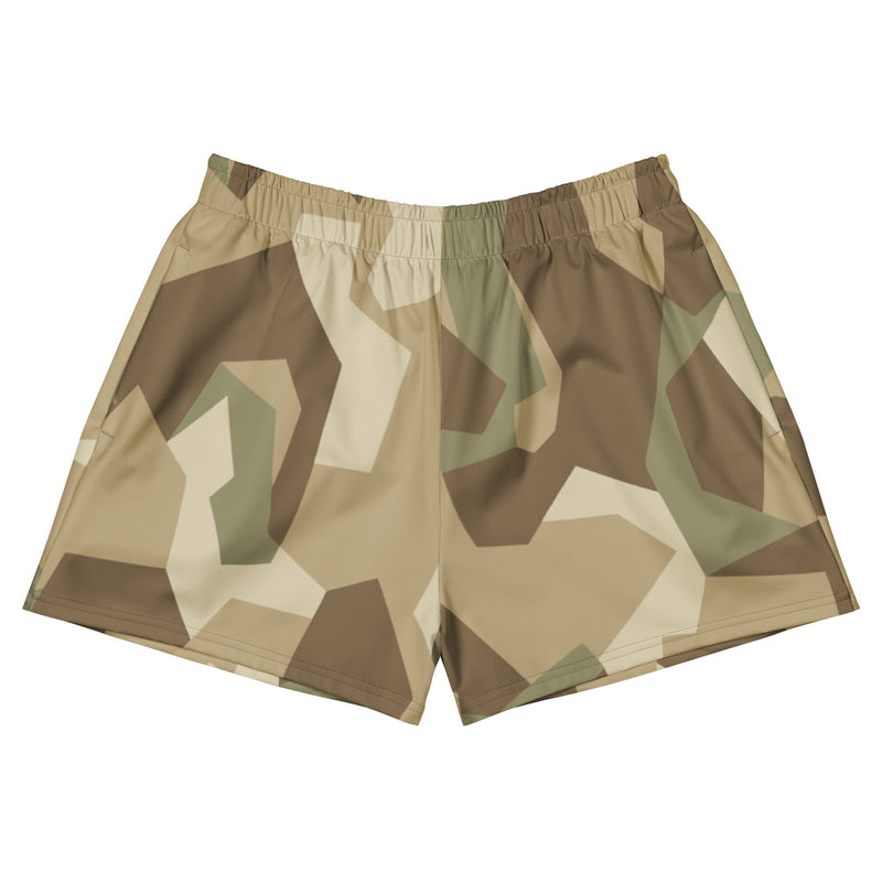 Nordic Leaf Pile Desert CAMO Unisex Athletic Shorts
