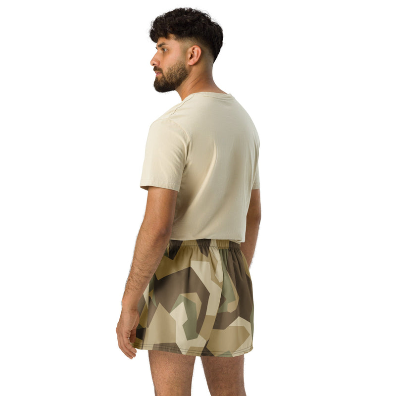 Nordic Leaf Pile Desert CAMO Unisex Athletic Shorts