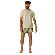 Nordic Leaf Pile Desert CAMO Unisex Athletic Shorts