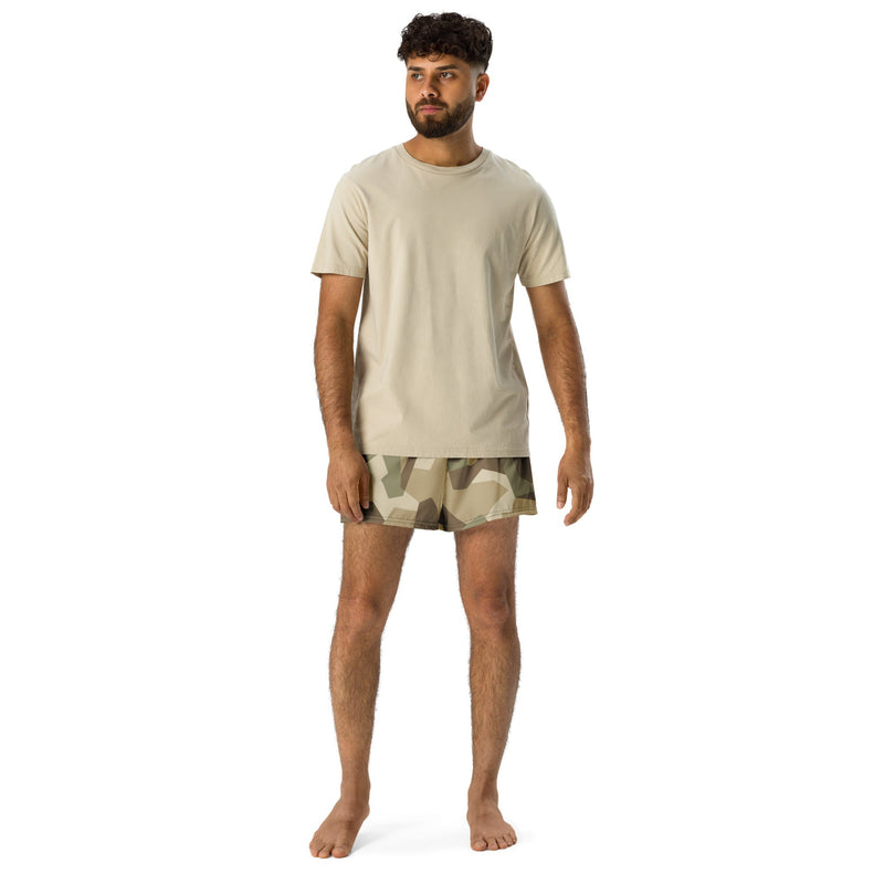 Nordic Leaf Pile Desert CAMO Unisex Athletic Shorts