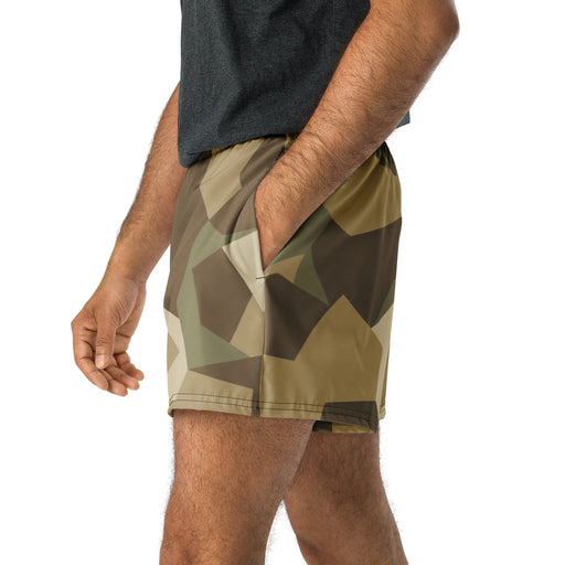 Nordic Leaf Pile Desert CAMO Unisex Athletic Shorts - XS