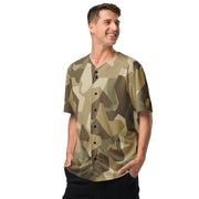 Nordic Leaf Pile Desert CAMO Unisex Baseball Jersey