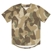 Nordic Leaf Pile Desert CAMO Unisex Baseball Jersey