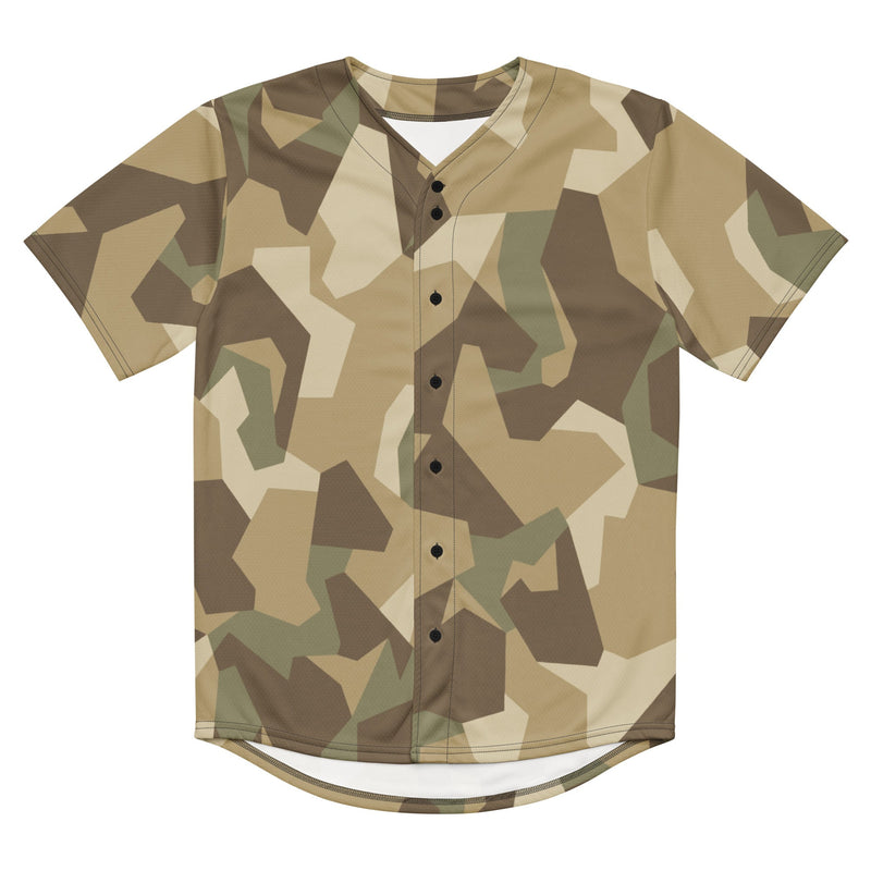 Nordic Leaf Pile Desert CAMO Unisex Baseball Jersey
