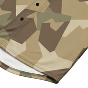 Nordic Leaf Pile Desert CAMO Unisex Baseball Jersey