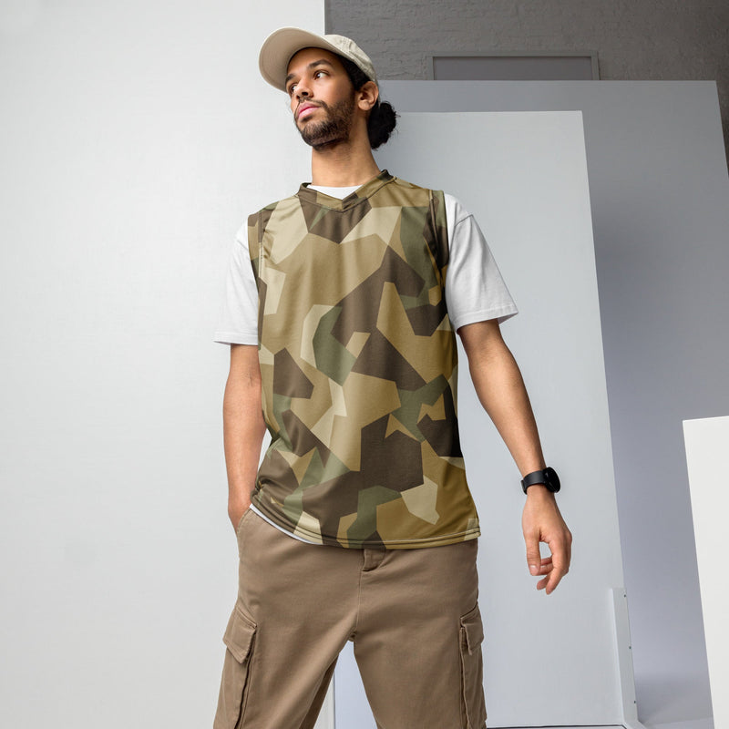 Nordic Leaf Pile Desert CAMO Unisex Basketball Jersey - 2XS