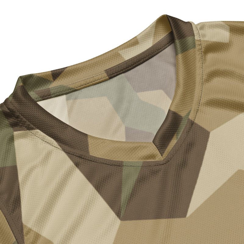 Nordic Leaf Pile Desert CAMO Unisex Basketball Jersey