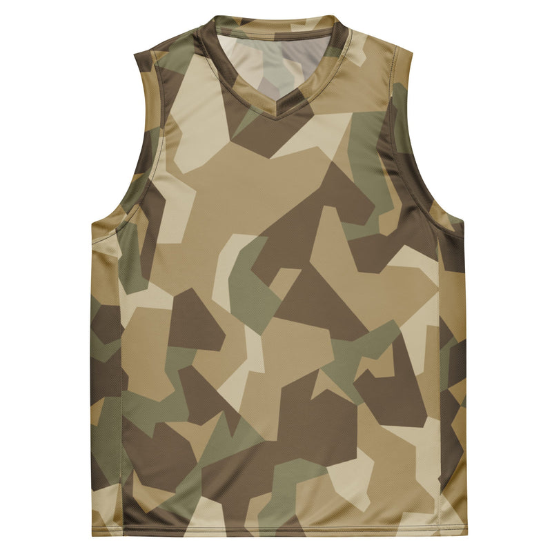 Nordic Leaf Pile Desert CAMO Unisex Basketball Jersey