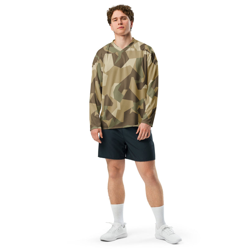 Nordic Leaf Pile Desert CAMO Unisex Hockey Fan Jersey