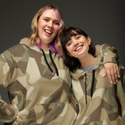 Nordic Leaf Pile Desert CAMO Unisex Hoodie