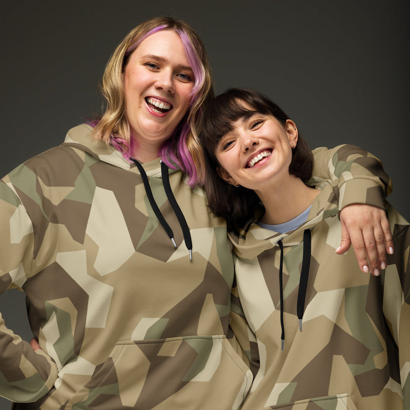 Nordic Leaf Pile Desert CAMO Unisex Hoodie