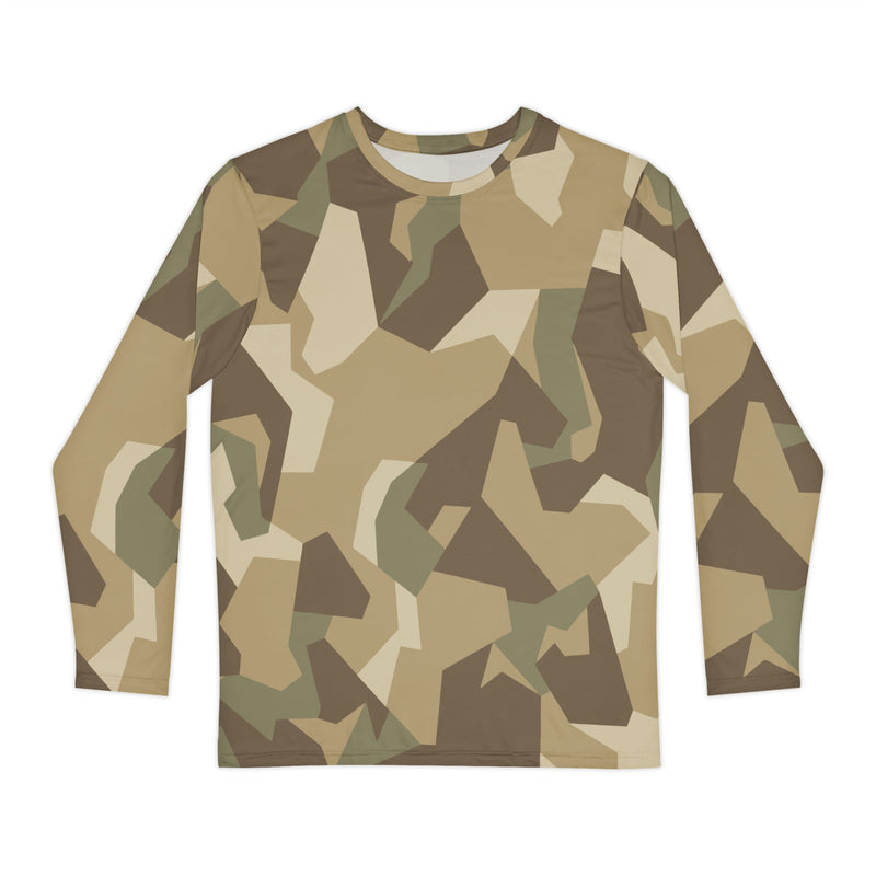 Nordic Leaf Pile Desert CAMO Unisex Long-Sleeve Shirt - XS
