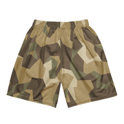 Nordic Leaf Pile Desert CAMO Unisex Mesh Shorts