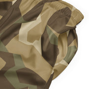 Nordic Leaf Pile Desert CAMO Unisex Mesh Shorts
