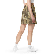 Nordic Leaf Pile Desert CAMO Unisex Mesh Shorts