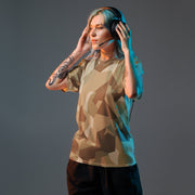 Nordic Leaf Pile Desert CAMO Unisex Sports Jersey