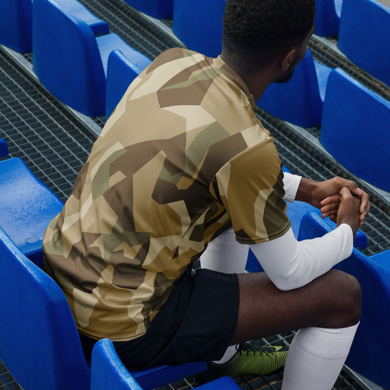 Nordic Leaf Pile Desert CAMO Unisex Sports Jersey