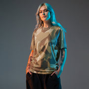Nordic Leaf Pile Desert CAMO Unisex Sports Jersey