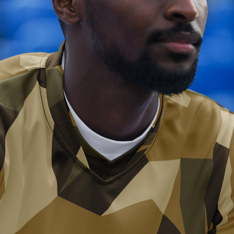 Nordic Leaf Pile Desert CAMO Unisex Sports Jersey