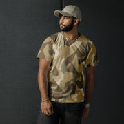 Nordic Leaf Pile Desert CAMO Unisex Sports Jersey