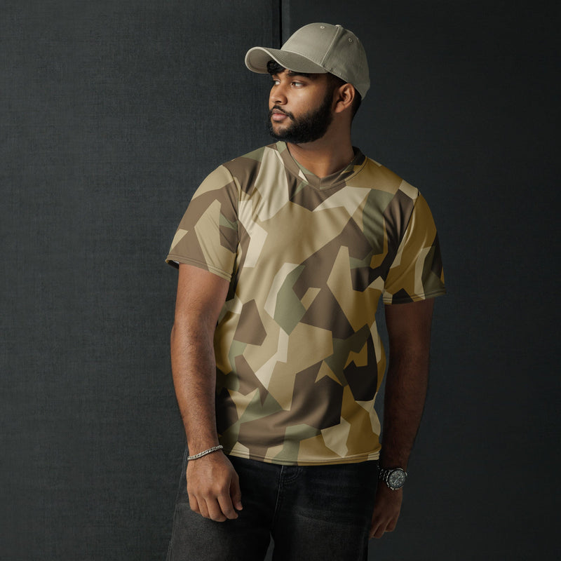 Nordic Leaf Pile Desert CAMO Unisex Sports Jersey