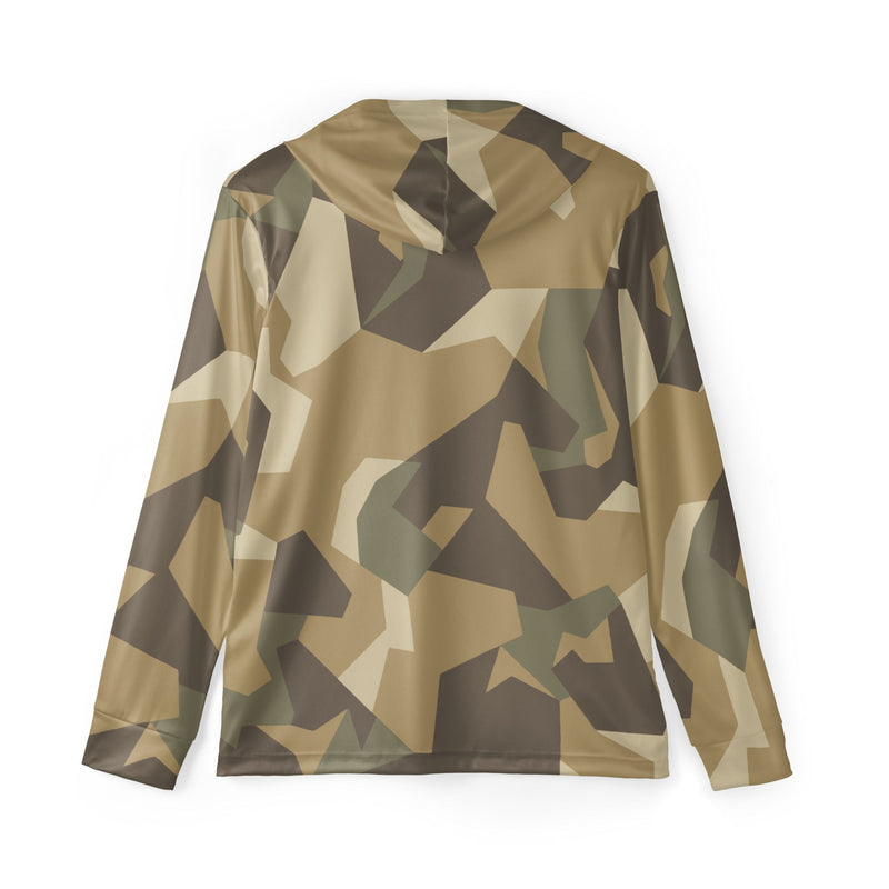 Nordic Leaf Pile Desert CAMO Unisex Sports Warmup Hoodie