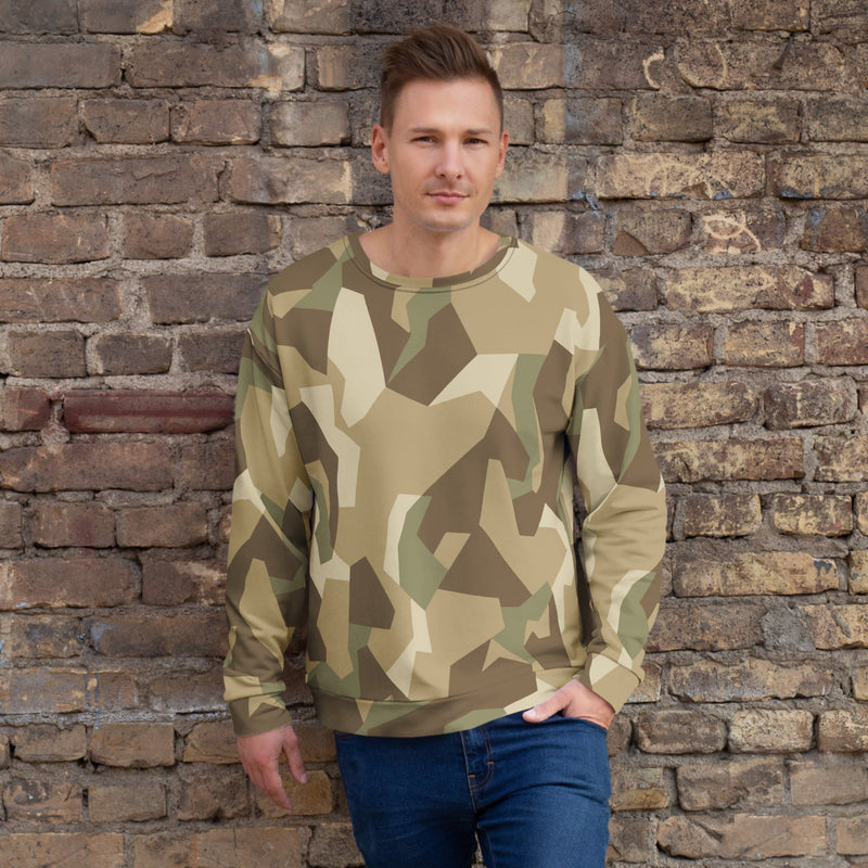 Nordic Leaf Pile Desert CAMO Unisex Sweatshirt - XS