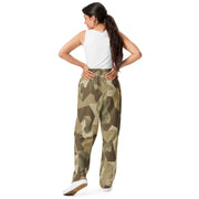 Nordic Leaf Pile Desert CAMO Unisex Wide-Leg Joggers