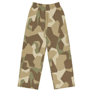 Nordic Leaf Pile Desert CAMO Unisex Wide-Leg Leisure Pants - 2XS - Pant