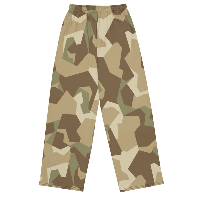 Nordic Leaf Pile Desert CAMO Unisex Wide-Leg Leisure Pants - Pant