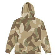 Nordic Leaf Pile Desert CAMO Unisex Zip Hoodie
