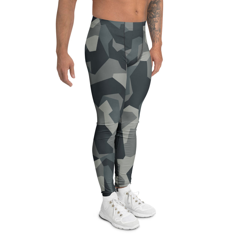 Nordic Leaf Pile Urban CAMO Mens Leggings - Men