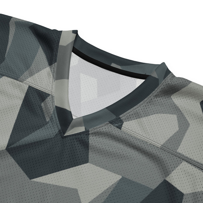 Nordic Leaf Pile Urban CAMO Unisex American Football Jersey