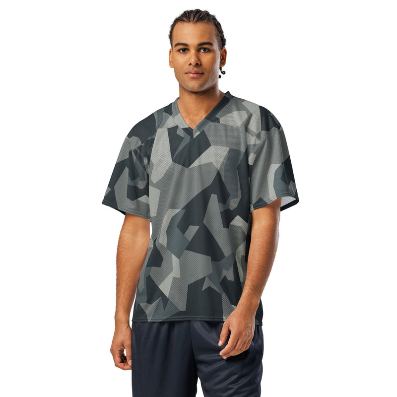 Nordic Leaf Pile Urban CAMO Unisex American Football Jersey
