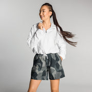 Nordic Leaf Pile Urban CAMO Unisex Athletic Long Shorts
