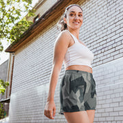 Nordic Leaf Pile Urban CAMO Unisex Athletic Shorts
