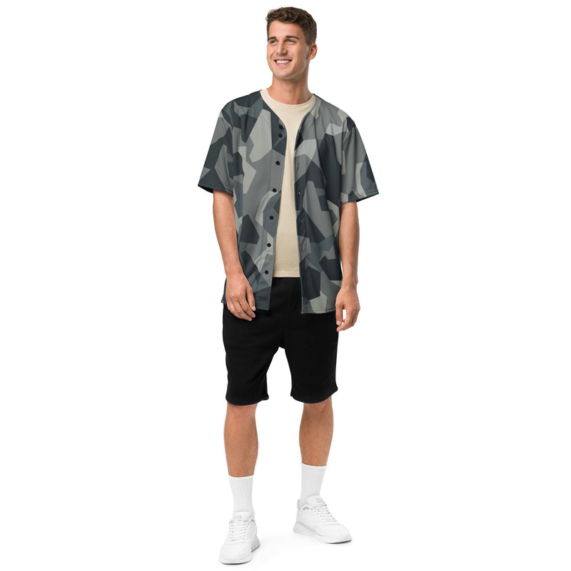 Nordic Leaf Pile Urban CAMO Unisex Baseball Jersey