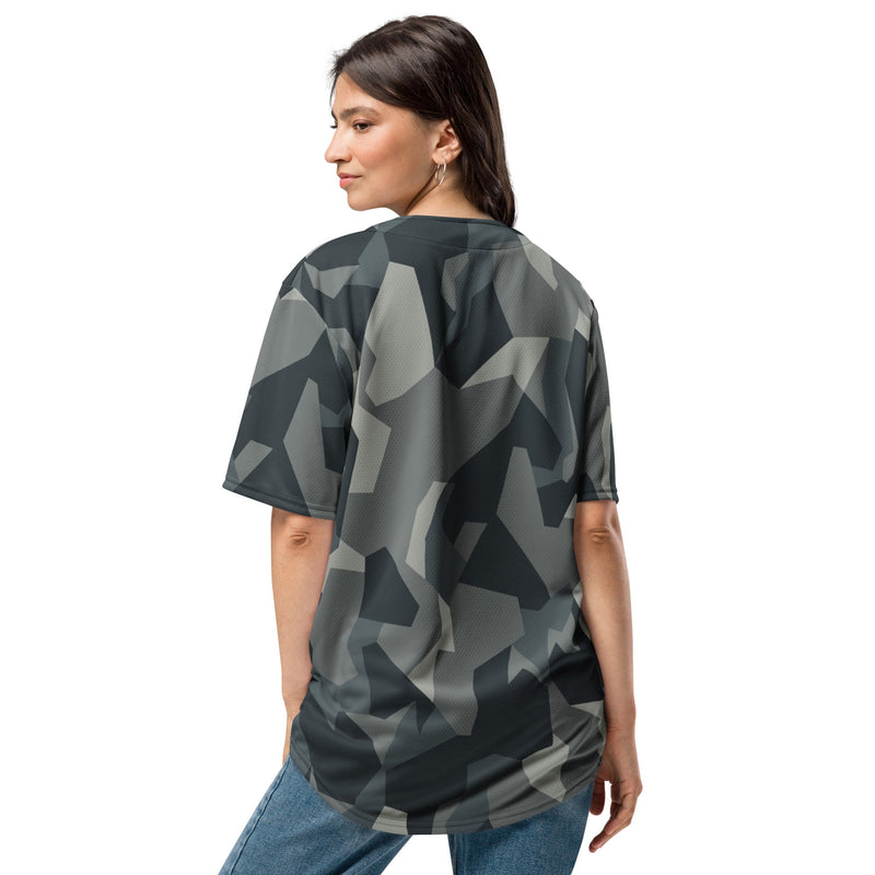 Nordic Leaf Pile Urban CAMO Unisex Baseball Jersey