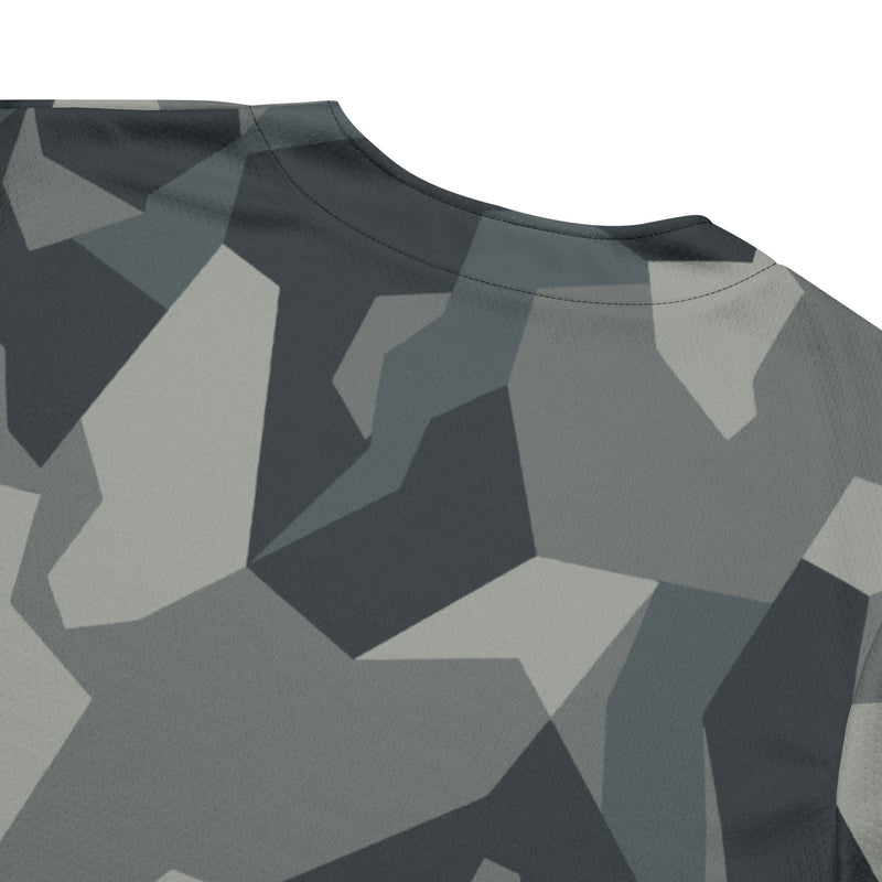 Nordic Leaf Pile Urban CAMO Unisex Baseball Jersey