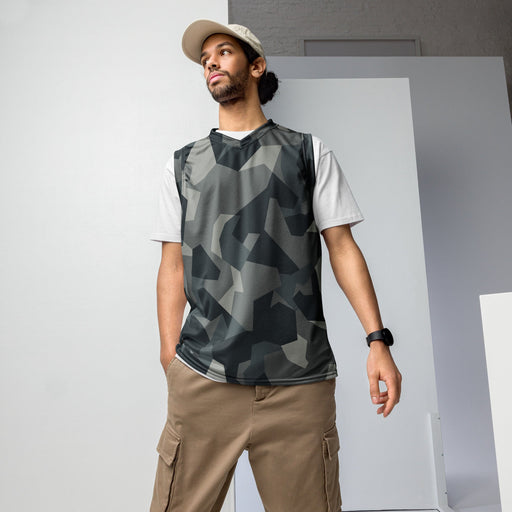 Nordic Leaf Pile Urban CAMO Unisex Basketball Jersey - 2XS