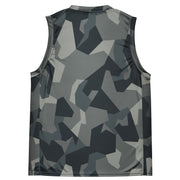 Nordic Leaf Pile Urban CAMO Unisex Basketball Jersey