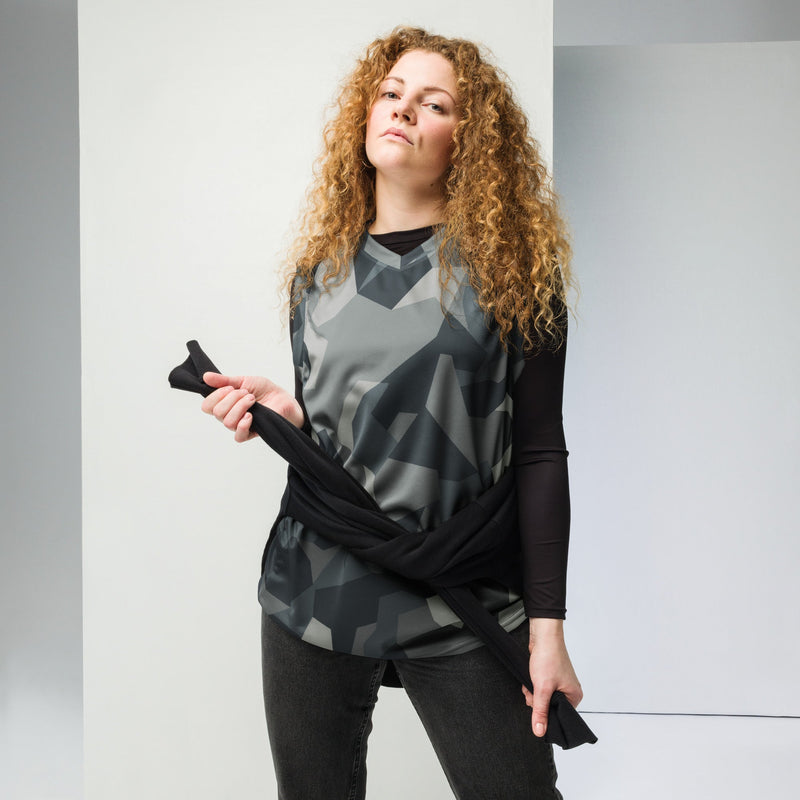 Nordic Leaf Pile Urban CAMO Unisex Basketball Jersey