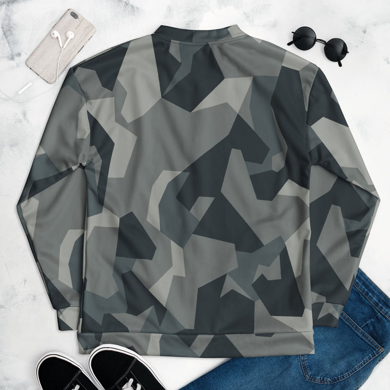 Nordic Leaf Pile Urban CAMO Unisex Bomber Jacket