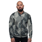 Nordic Leaf Pile Urban CAMO Unisex Bomber Jacket